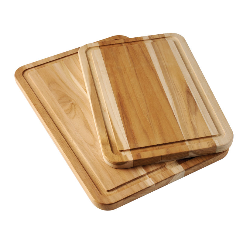 Tramontina 2Piece Teak Wood Cutting Board Set & Reviews Wayfair